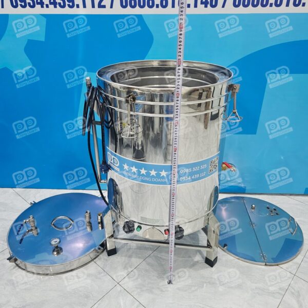 Với công nghệ nắp áp suất kín khít, sản phẩm giúp rút ngắn 30% thời gian ninh xương so với các loại nồi thông thường.