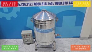 Máy Đun Nước Nóng 120 Lít Hẹn Giờ Bật Tắt Điều Chỉnh Nhiệt