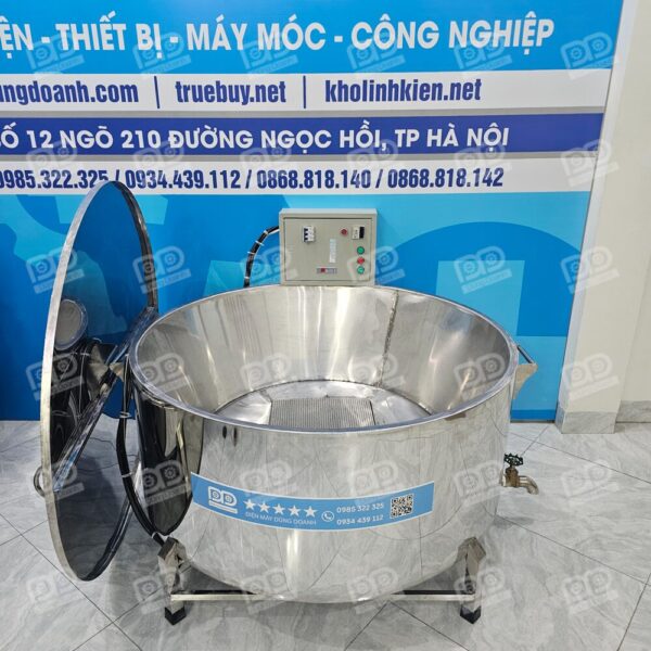 Chảo Chiên Vát 1.2m 350L 11 Kết cấu chân đế hàn giằng chắc chắn, chịu lực tốt, đảm bảo sự ổn định tuyệt đối trong quá trình vận hành liên tục.