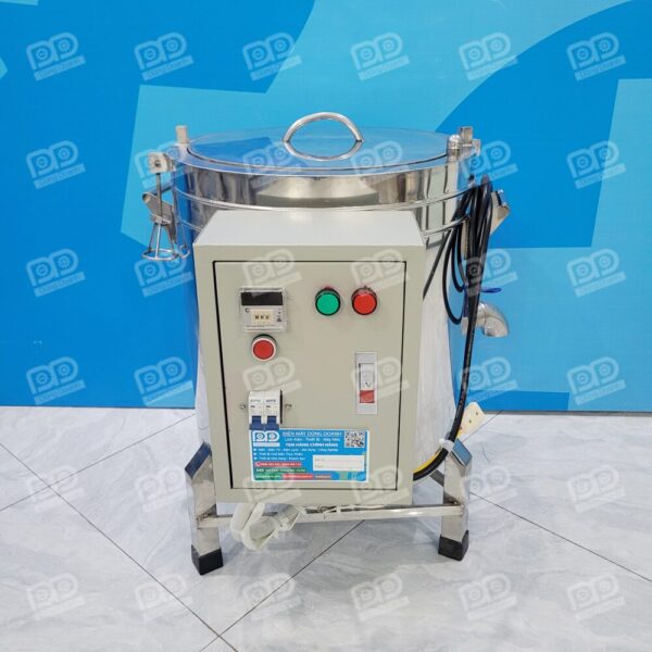 Nồi Khuấy Nhiệt Dầu 50L Chỉnh Nhiệt 11 Thiết kế 2 trong 1: Giá đỡ mô tơ có thể tháo rời linh hoạt nhờ khóa chốt gen chắc chắn, biến nồi khuấy thành nồi đun nấu thông thường chỉ trong vài giây