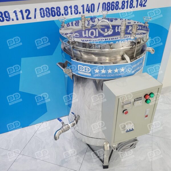 Nồi ninh hầm nhiệt dầu 120 lít có tủ điều khiển 7 Giữ nhiệt đỉnh cao: Lớp bảo ôn cách nhiệt dày dặn giúp nồi giữ nóng thực phẩm lên đến 3 tiếng sau khi ngắt điện, tiết kiệm tối đa chi phí vận hành.