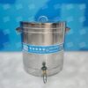Nồi Nấu Cháo Nhiệt Dầu 100L Dùng Gas Than Củi 14 Nồi nấu cháo nhiệt dầu 100L là sự kết hợp hoàn hảo giữa công nghệ truyền nhiệt gián tiếp và chất liệu Inox 304 siêu bền.
