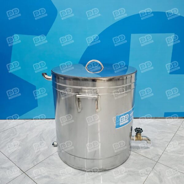 Nồi Nấu Cháo Nhiệt Dầu 100L Dùng Gas Than Củi 11 Với nguyên lý nấu cách thủy bằng dầu ăn, cháo của bạn sẽ chín nhừ nhuyễn, đồng nhất mà hoàn toàn không bị khê cháy hay đóng cặn đáy nồi
