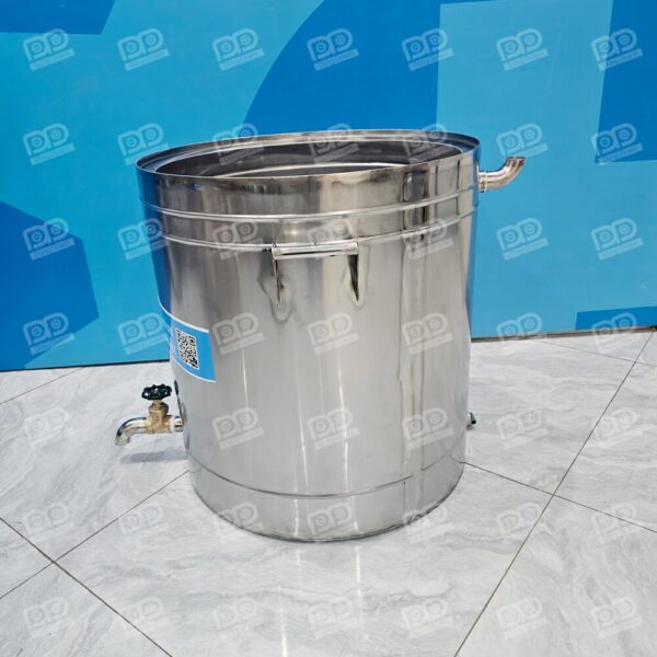 Nồi Nấu Cháo Nhiệt Dầu 100L Dùng Gas Than Củi 9 Bạn không còn phải đứng hàng giờ để khuấy đảo vất vả, cơ chế nhiệt bao quanh giúp cháo tự chín đều một cách thông minh.