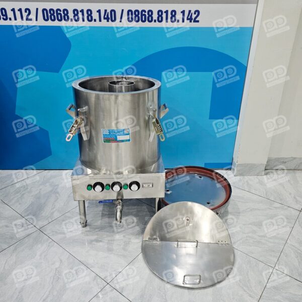 Nồi Ninh Hầm 70 Lít Hầm Xương Nấu Phở 16 Vẻ ngoài sáng bóng, hiện đại giúp không gian bếp của bạn trở nên chuyên nghiệp và sạch sẽ hơn trong mắt khách hàng.