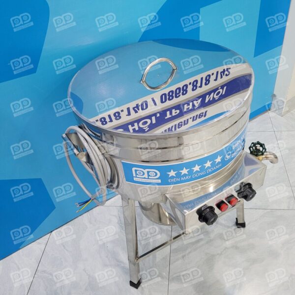 Cấu tạo 2 lớp inox dày dặn kết hợp lớp bảo ôn cách nhiệt giúp giữ nhiệt sâu và ngăn chặn nguy cơ bỏng khi chạm vào vỏ ngoài.