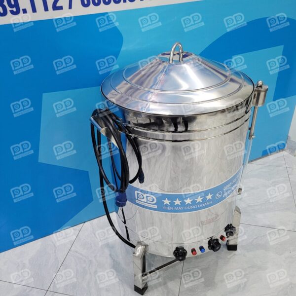 Nồi hấp bánh bao bánh bèo 3 tầng 100L là giải pháp đột phá giúp nâng cao năng suất kinh doanh gấp nhiều lần.