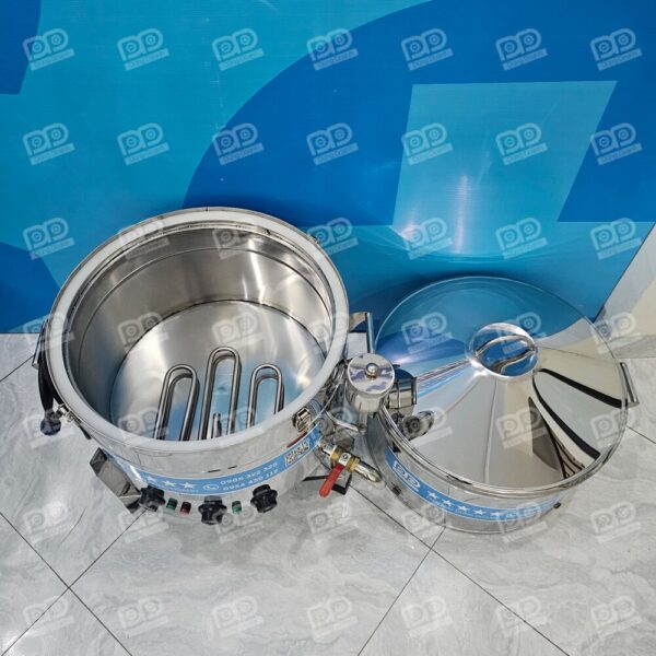Chõ đồ xôi 20Kg xửng hấp rời 55x30 10 Thiết kế dáng thanh gọn gàng, phù hợp với cả những không gian bếp có diện tích hạn chế.