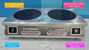 Bếp Từ Đôi Công Nghiệp Mặt Phẳng 10kW