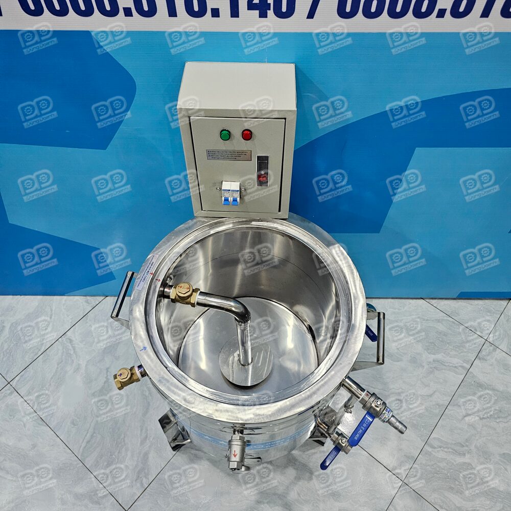 Nồi Sục Hơi Nấu Đậu 40 Lít 2 Nồi Đun 3 Lớp Cách Thủy Hơi Nước 40 Lít