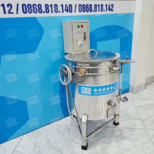 Nồi Sục Hơi Nấu Đậu 40 Lít 11 Nồi nấu đậu có tủ điện an toàn bền bỉ