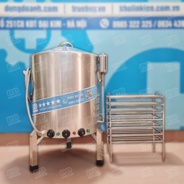 Trang chủ 2026 29 Nồi Hấp Bánh Hỏi 7 Tầng 100L Inox Dùng Điện