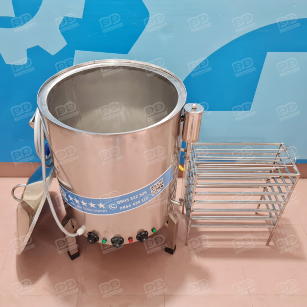 Nồi Hấp Bánh Hỏi Inox 2 Lớp Có Bảo Ôn Chống Nóng