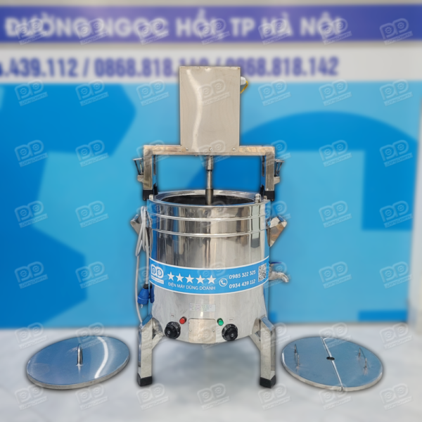 Nồi khuấy nhiệt dầu 30L mẫu mới đa năng nấu không khê cháy