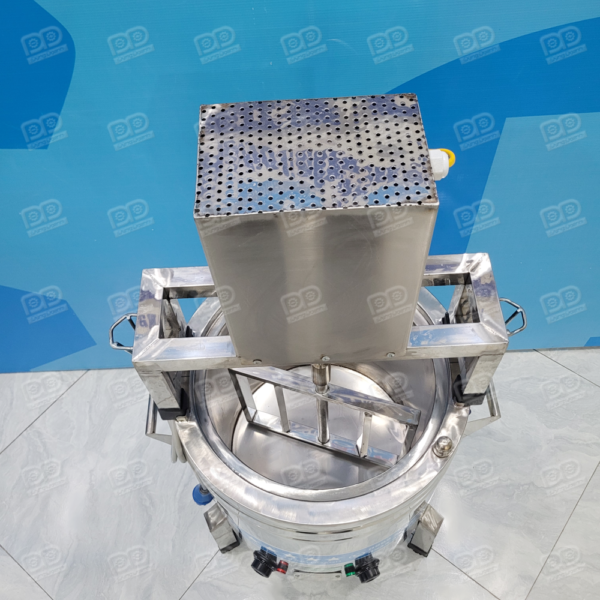 Nồi Khuấy Nhiệt Dầu 30 Lít Có Hộp Bảo Vệ Motor Inox - Ảnh 4