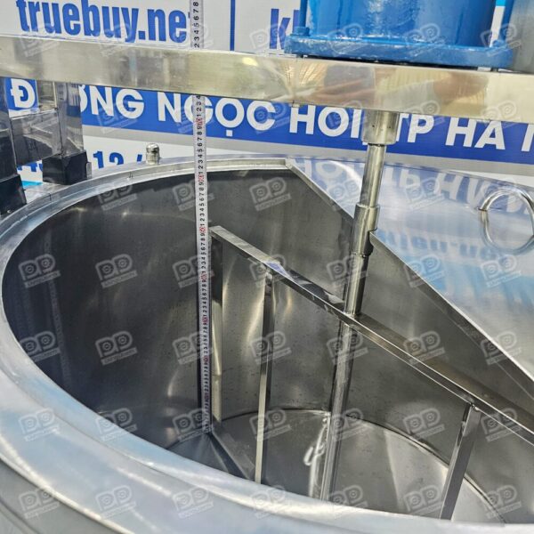 Nồi Khuấy Nhiệt Dầu 300 Lít 9 Kích thước lòng nồi và tay khuấy 300 lít