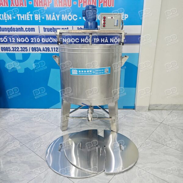 Nồi Khuấy Nhiệt Dầu 300 Lít 7 Nồi khuấy 300 lít có động cơ siêu khỏe
