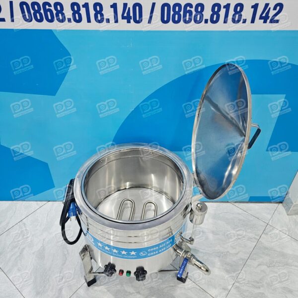 Nồi Tráng Bánh Cuốn 45Cm Nắp Lật Bản Lề 11 Công suất mạnh mẽ và linh hoạt với 2 thanh gia nhiệt