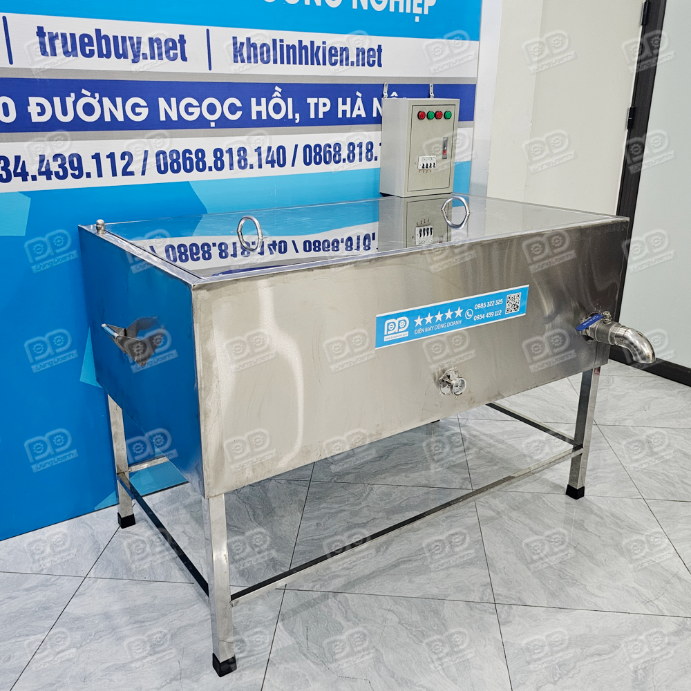 Nồi Nhiệt Dầu Công Nghiệp 330L Kho Thịt - Khâu Nhục 3 Inox 304 cao cấp 3 lớp dày dặn, bền bỉ vượt thời gian