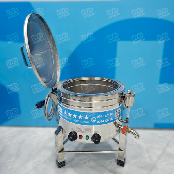 Nồi tráng bánh cuốn điện Dũng Doanh sở hữu đường kính khuôn 40cm chuẩn đẹp