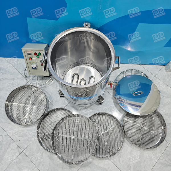 Chất liệu inox cao cấp độ bền cao, không lo bám bẩn dầu mỡ
